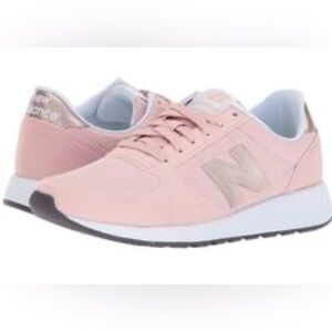 New Balance Dusty Rose Rose Gold Tennis Shoes